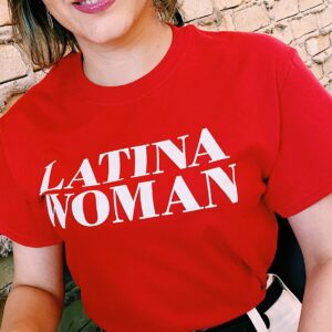 Scoop Neck T-Shirt Red